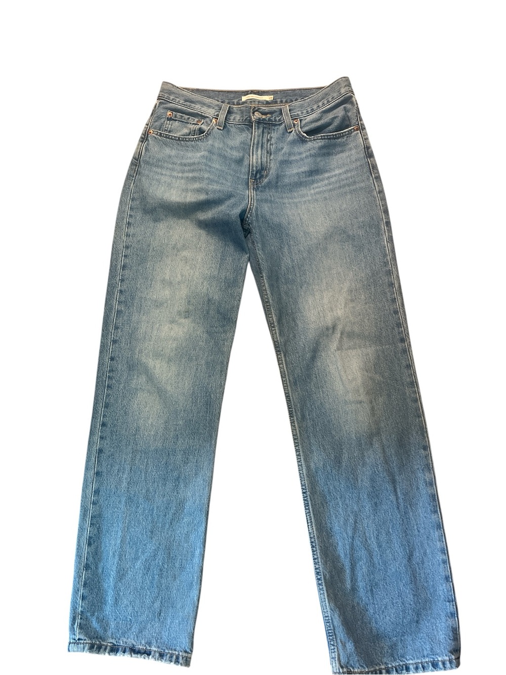 Levi's Straight Leg Jeans in Light Blue Wash